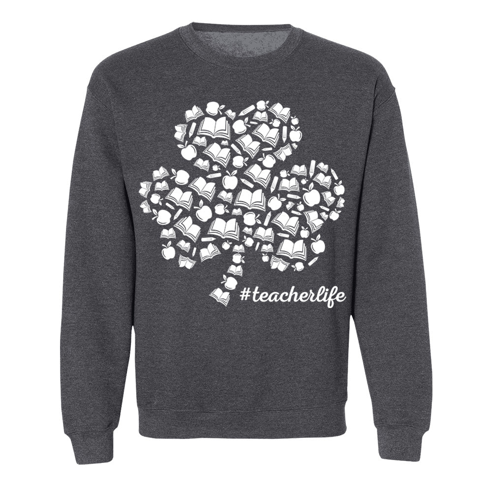 Shamrock Books Apple Pencil Teacher Element T-Shirt Patrick Day Teacher Life H2511 Do99