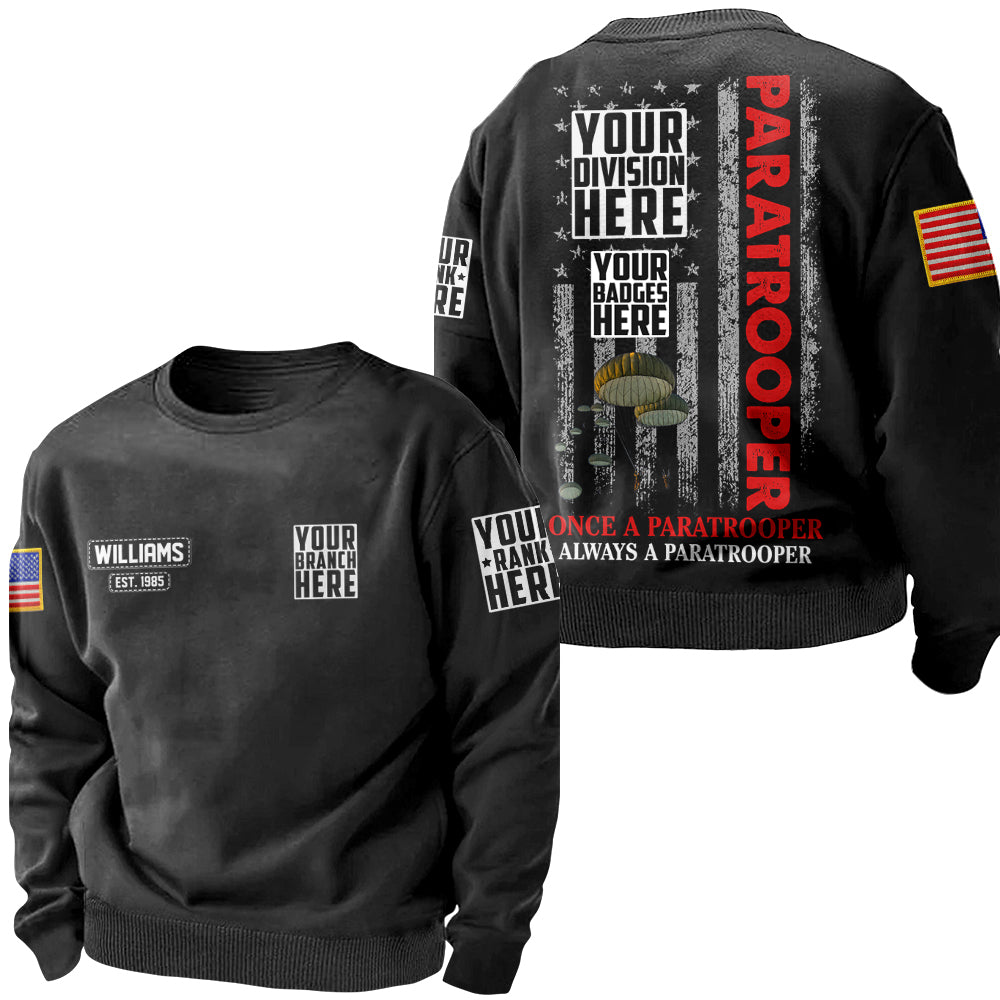 Once A Veteran Title Always A Veteran Title Personalized All Over Print Shirt For Veteran H2511