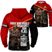 Personalized Shirt Those Who Disrespect Our Flag Have Never Been Handed A Folded One All Over Print Shirt For Veteran Veterans Day Shirt H2511 Ph98