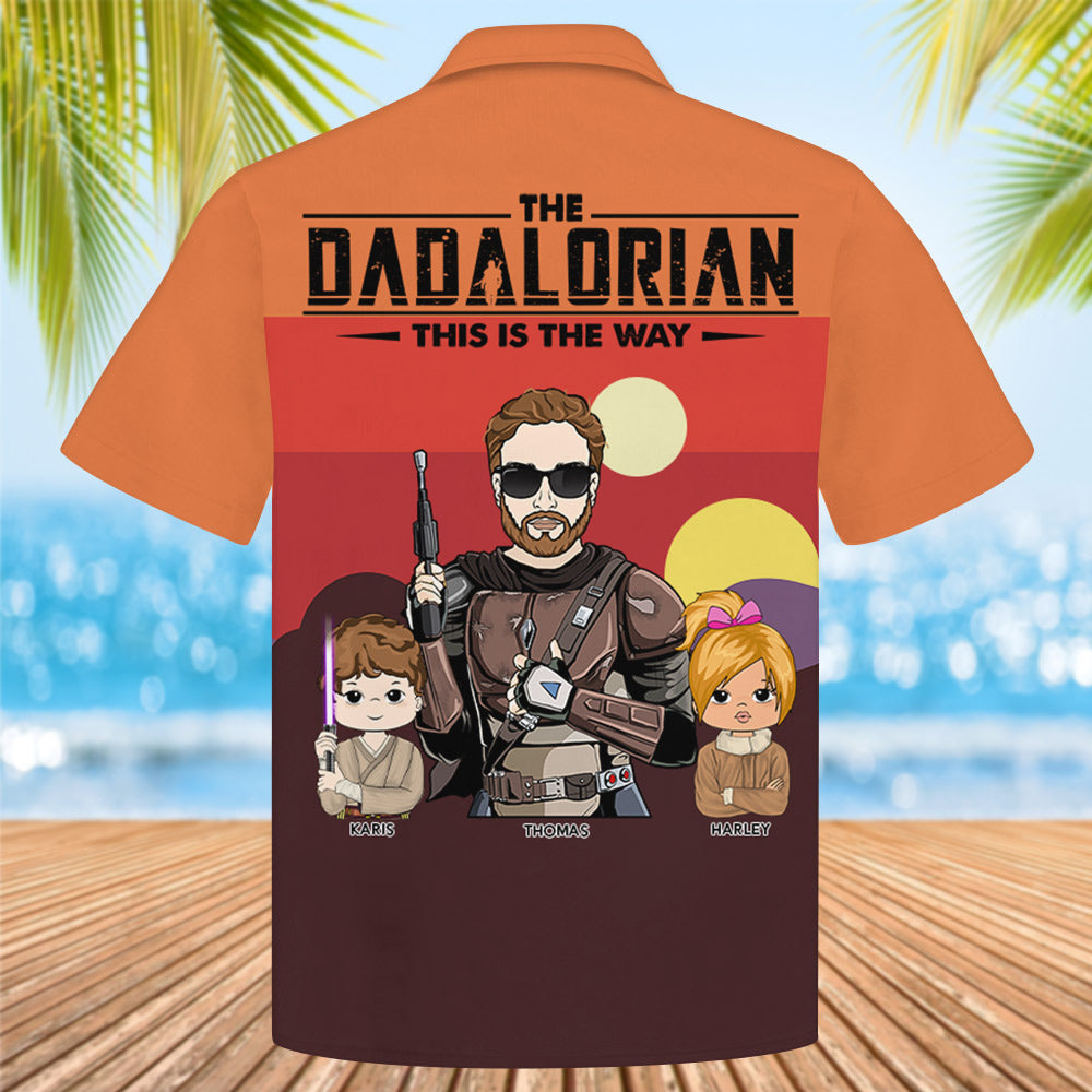The Dadalorian This Is The Way Custom Hawaiian Shirt For Dad