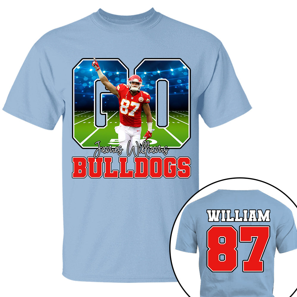 Go Team Name Personalized Shirt For Football Lover Football Mom H2511