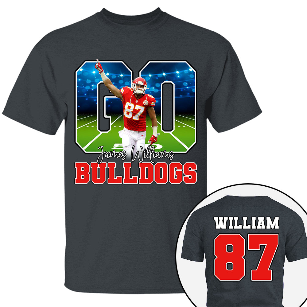 Go Team Name Personalized Shirt For Football Lover Football Mom H2511