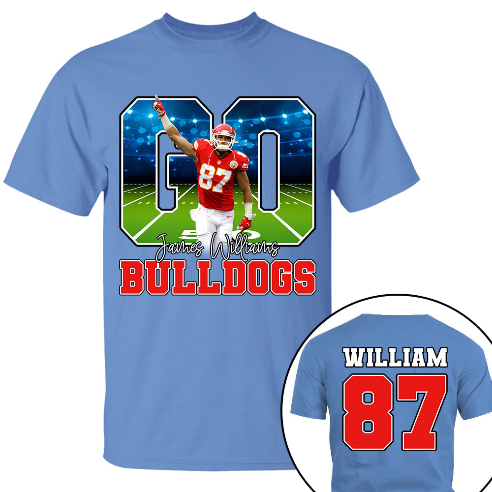 Go Team Name Personalized Shirt For Football Lover Football Mom H2511