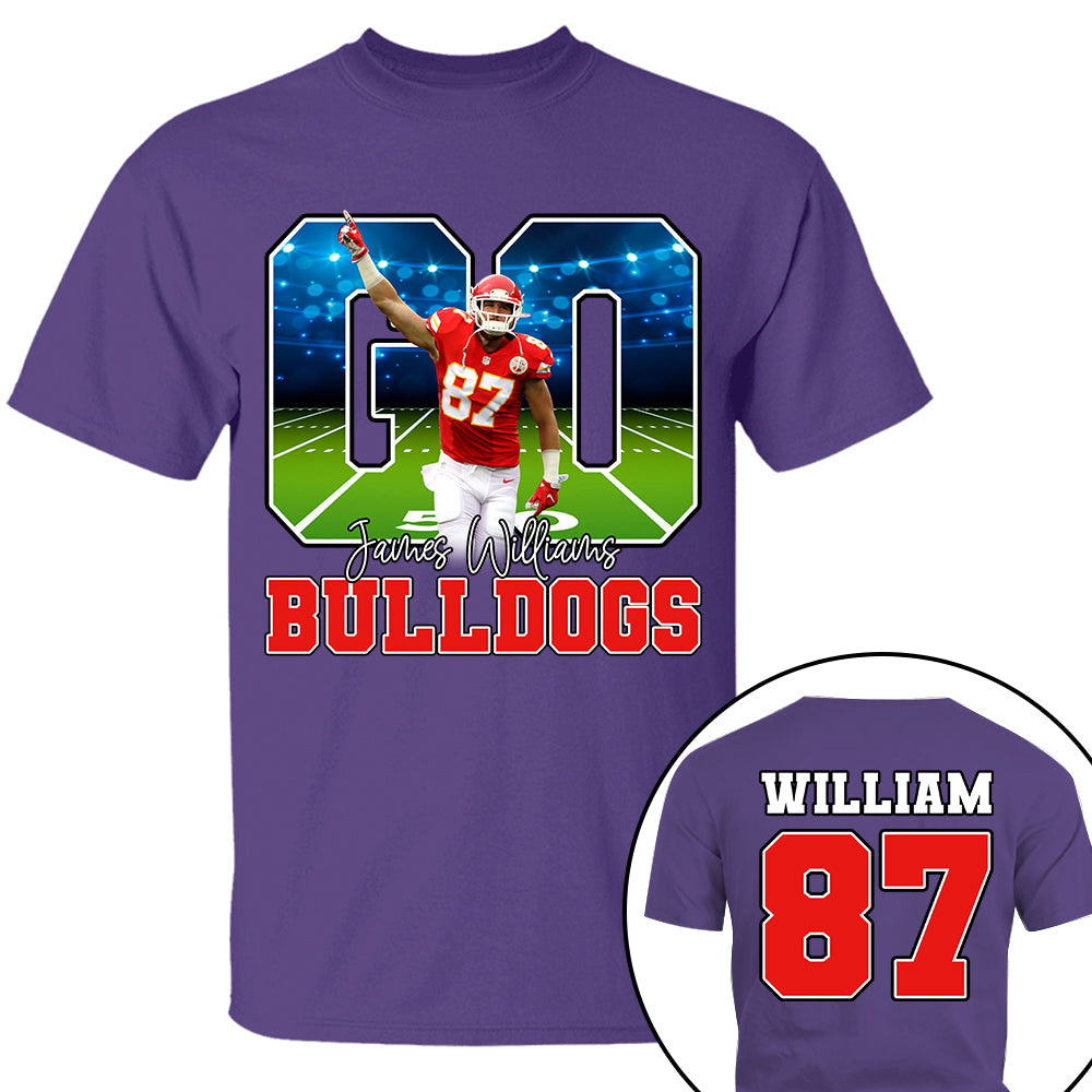 Go Team Name Personalized Shirt For Football Lover Football Mom H2511
