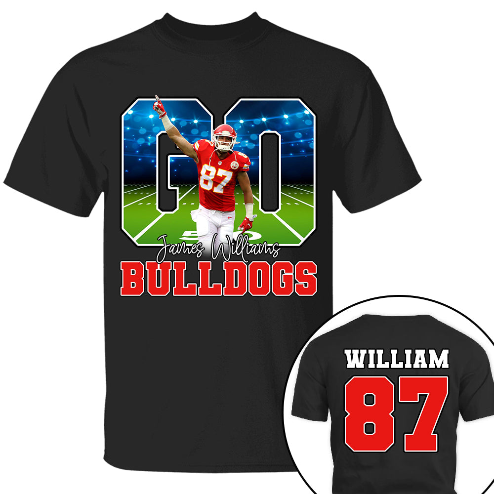 Go Team Name Personalized Shirt For Football Lover Football Mom H2511