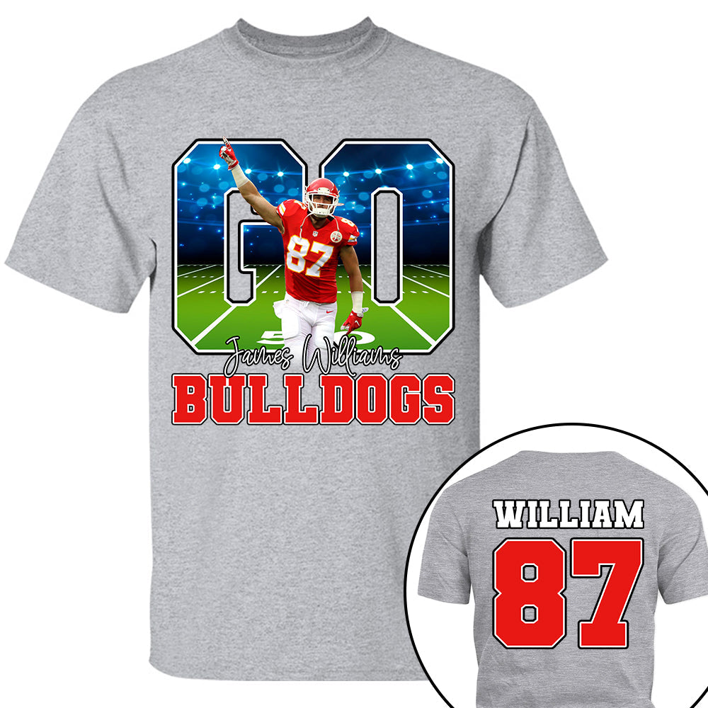 Go Team Name Personalized Shirt For Football Lover Football Mom H2511