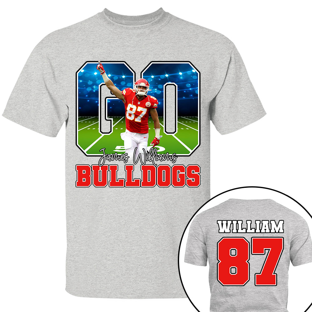 Go Team Name Personalized Shirt For Football Lover Football Mom H2511
