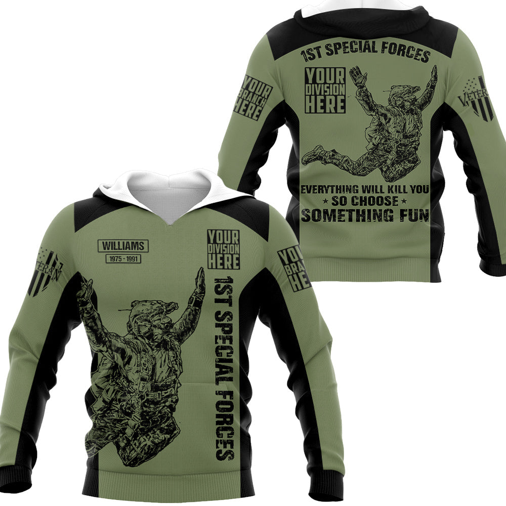 Shirt Everything Will Kill You So Choose Something Fun All Over Print Shirt For Veteran H2511