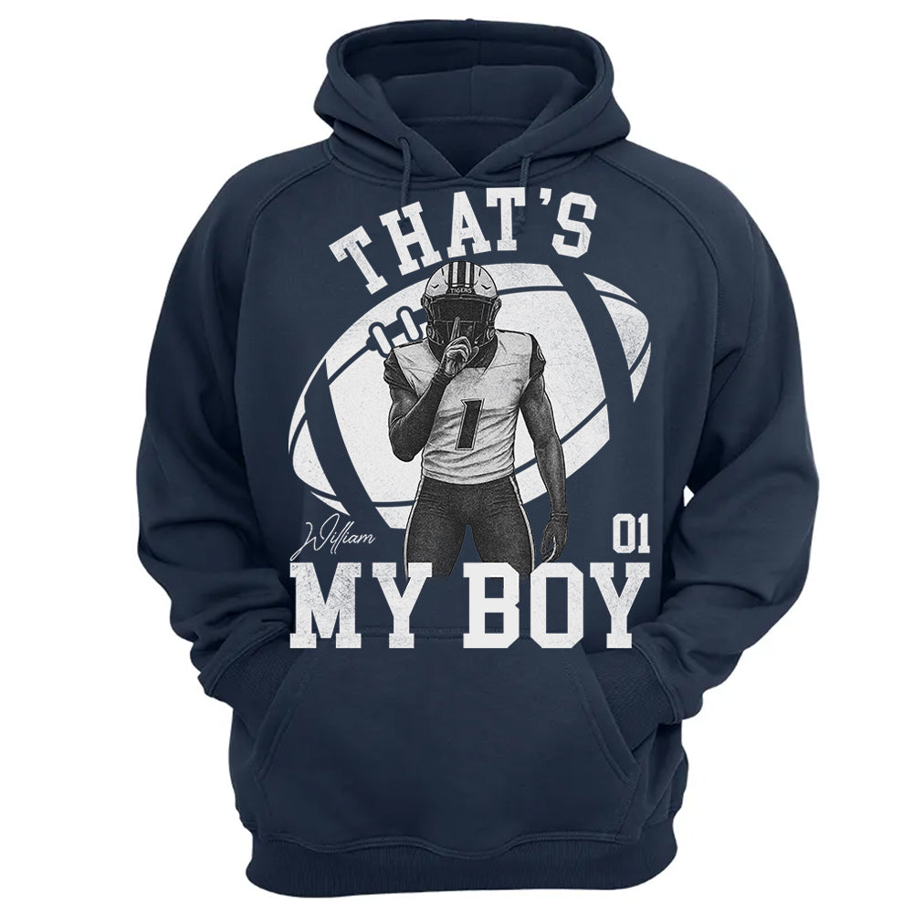 That’s My Boy - Washed Tee Retro Bootleg Shirt - Custom Photo Football Players - Gift For Sport Family T1807 T24