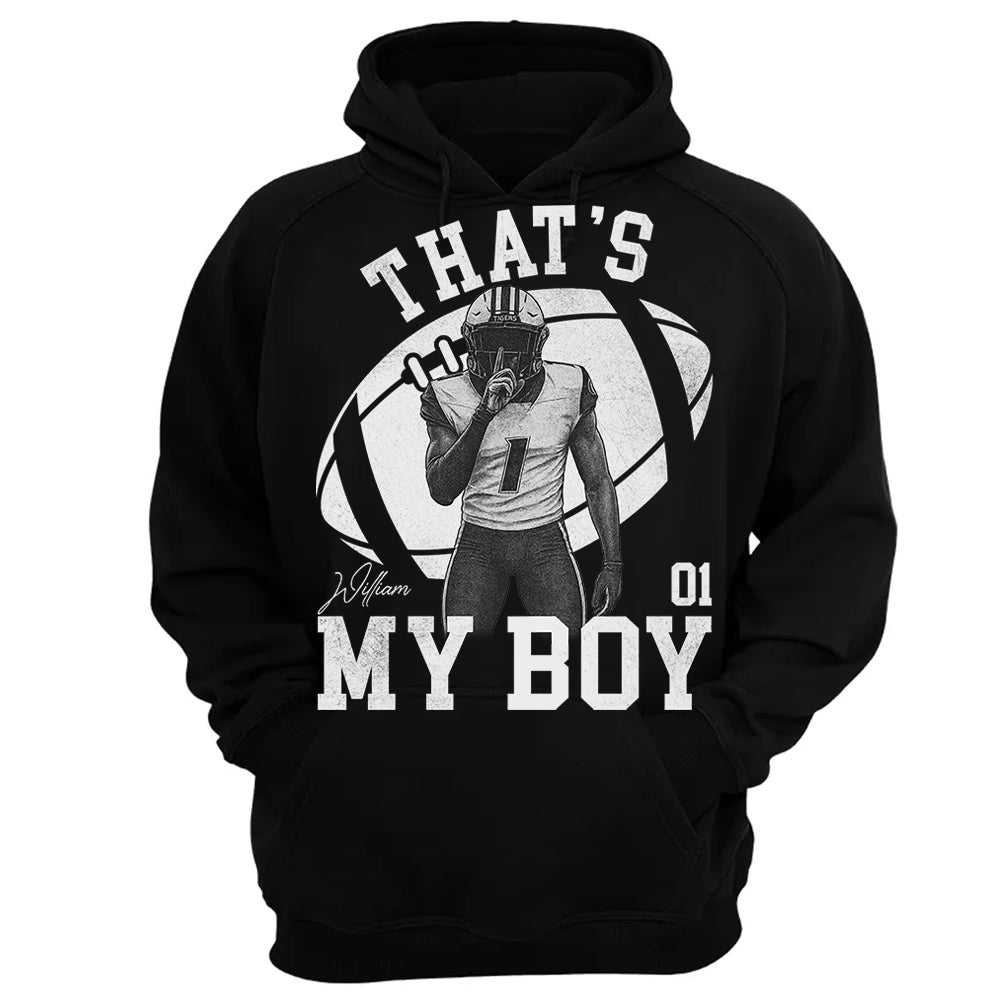 That’s My Boy - Washed Tee Retro Bootleg Shirt - Custom Photo Football Players - Gift For Sport Family T1807 T24