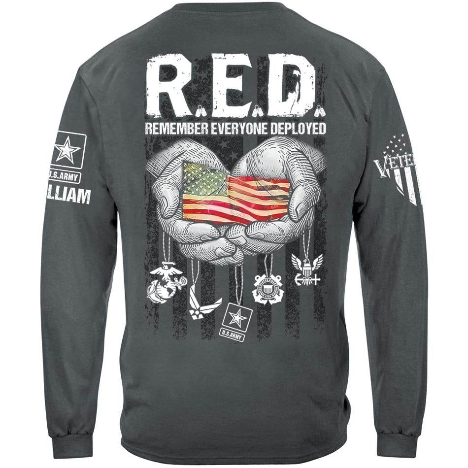 R.E.D. Fridays Veteran's Shirt – Remember Everyone Deployed Custom Shirt For Proud US Veterans H2511 Trna