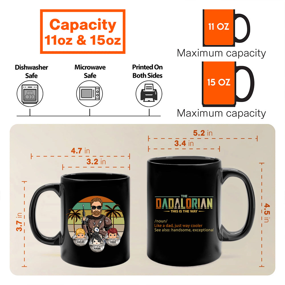 The Dadalorian - Custom Mug Gift For Dad
