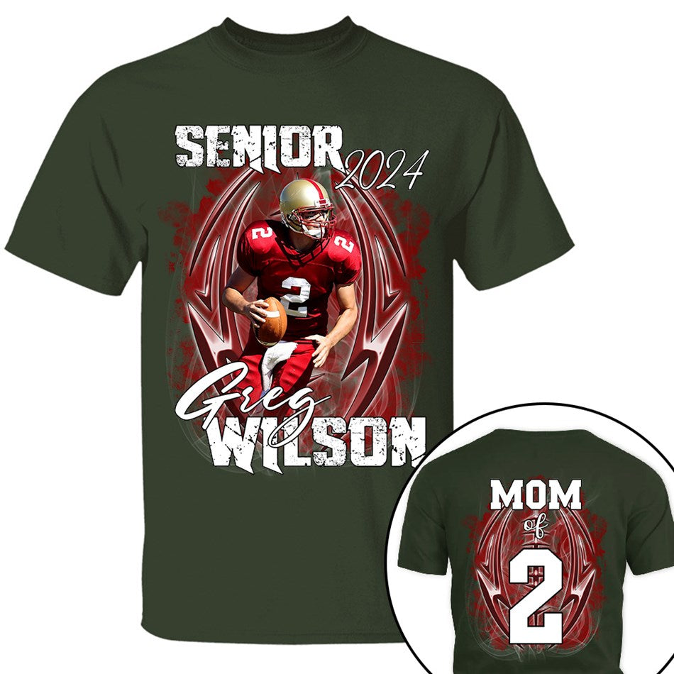 Unique Custom Game Day Shirt For Football Family Football Mom Dad Gameday Shirt H2511