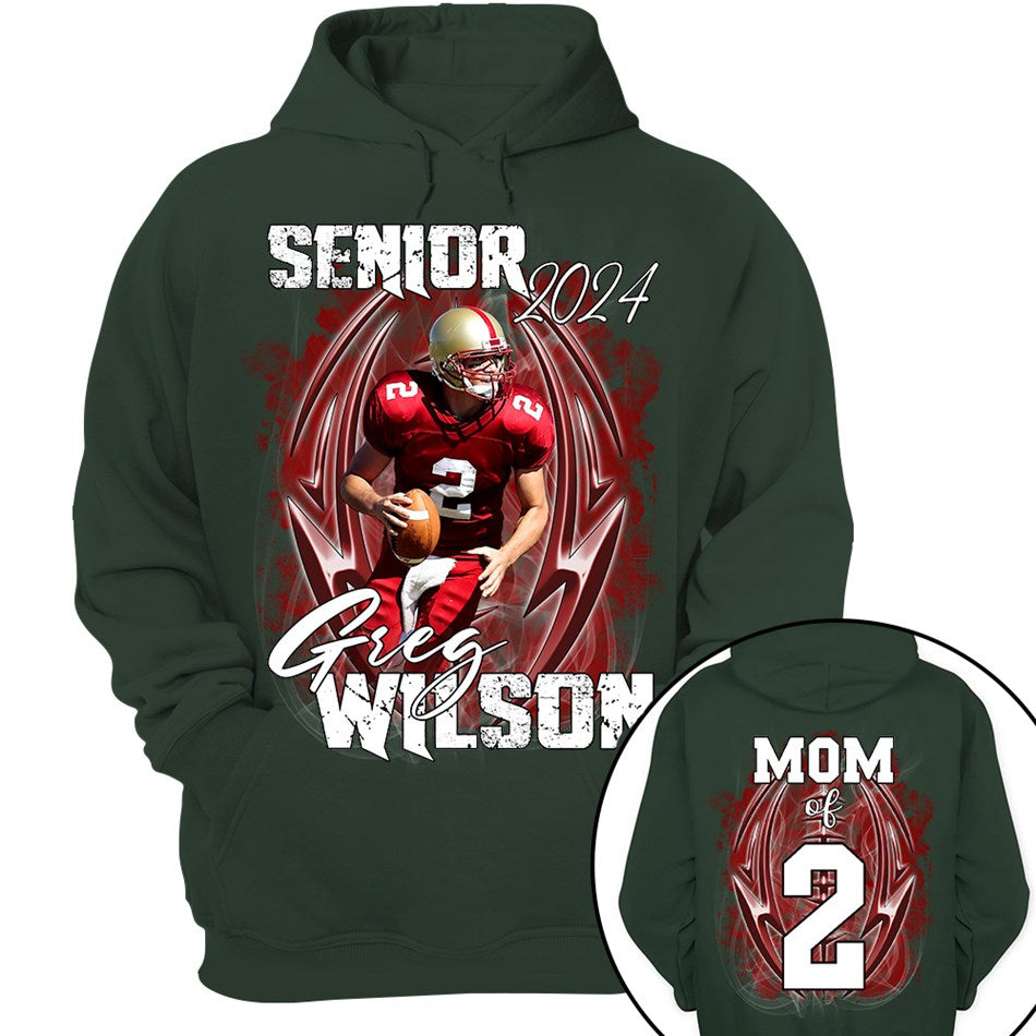 Unique Custom Game Day Shirt For Football Family Football Mom Dad Gameday Shirt H2511