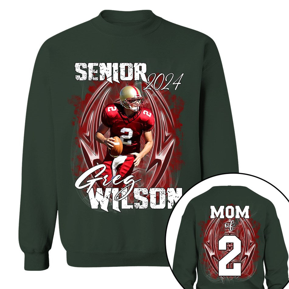 Unique Custom Game Day Shirt For Football Family Football Mom Dad Gameday Shirt H2511