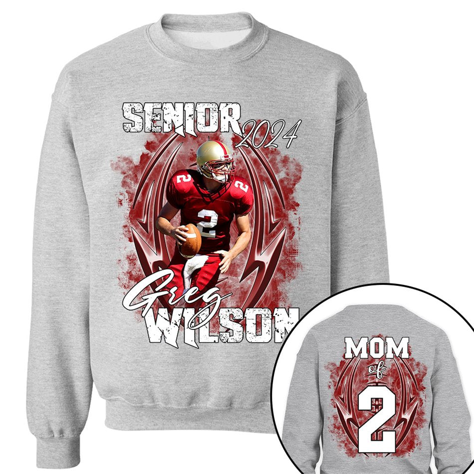Unique Custom Game Day Shirt For Football Family Football Mom Dad Gameday Shirt H2511