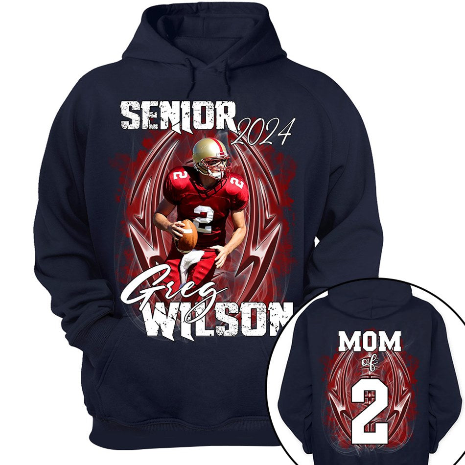 Unique Custom Game Day Shirt For Football Family Football Mom Dad Gameday Shirt H2511
