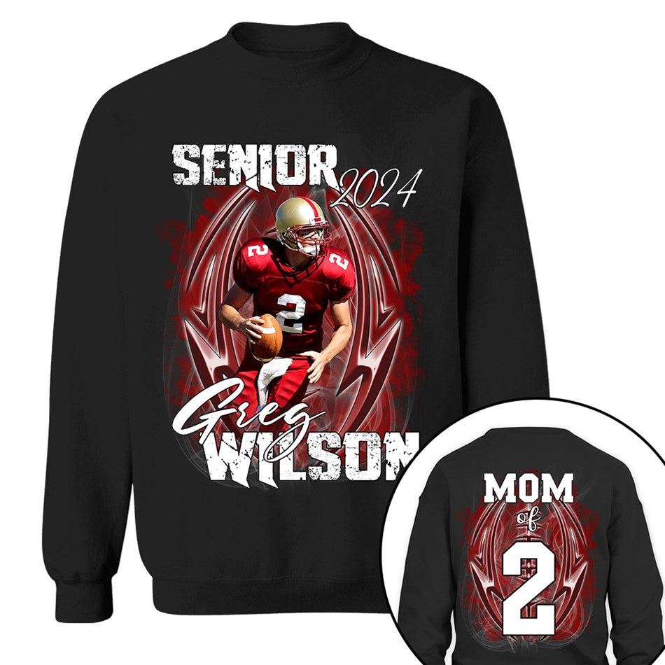 Unique Custom Game Day Shirt For Football Family Football Mom Dad Gameday Shirt H2511