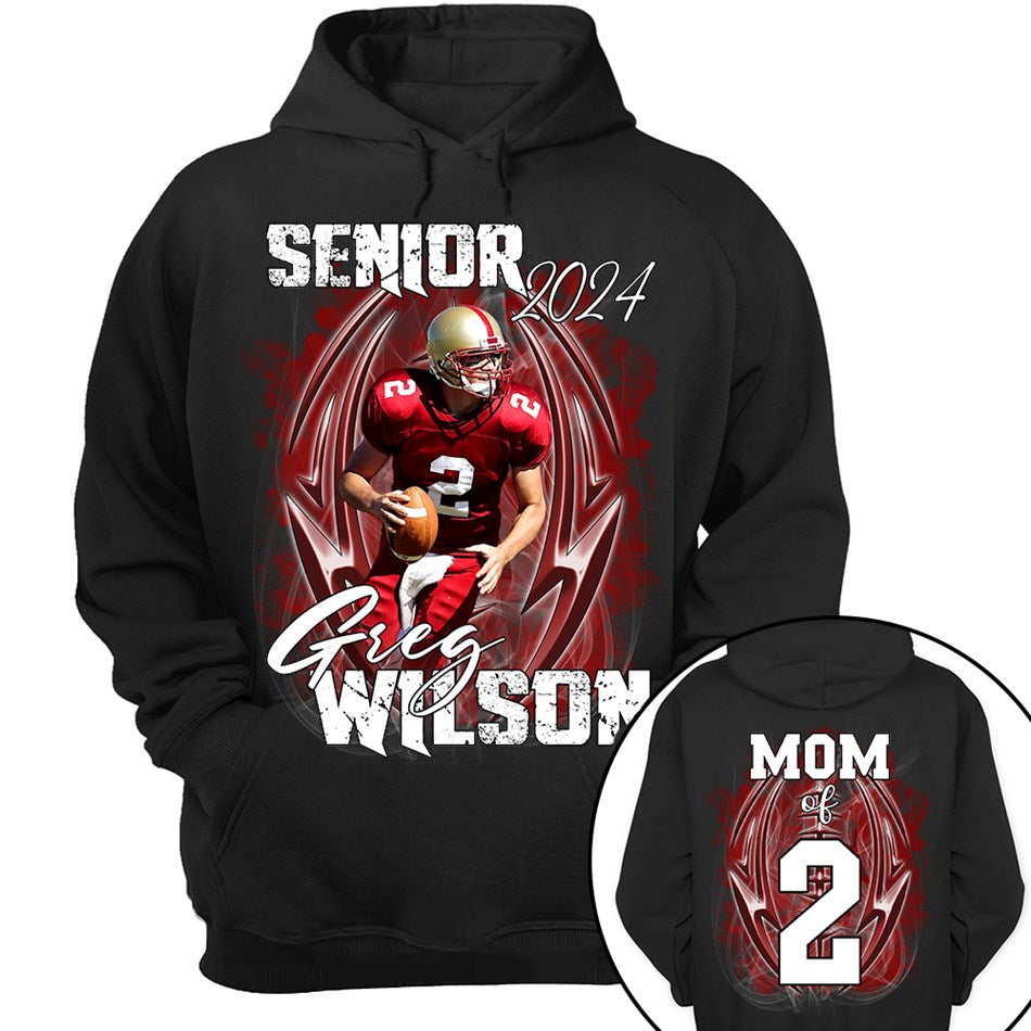 Unique Custom Game Day Shirt For Football Family Football Mom Dad Gameday Shirt H2511