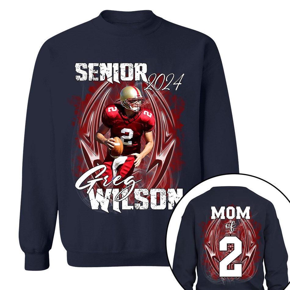 Unique Custom Game Day Shirt For Football Family Football Mom Dad Gameday Shirt H2511