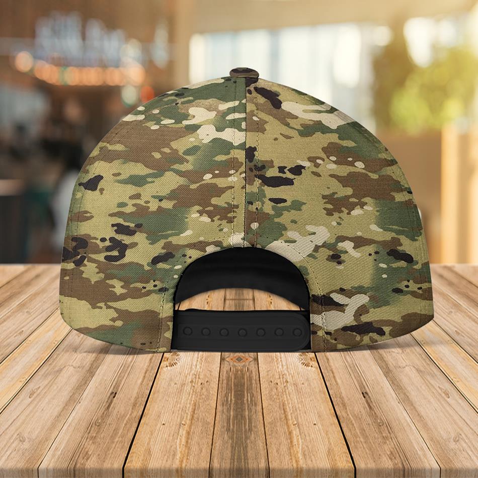 Proud Mom Of A Us Soldier Custom Camouiflage Cap Gift For Mom Dad... Family Members Military Graduate Day Cap H2511 Trna