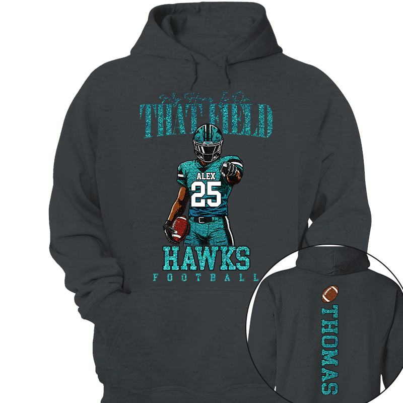 Personalized I Will Always Be Your Biggest Fan, Custom Football Player Arts Gameday Shirt, Gift For Football Mom Grandma Football Lovers  MI209 TH23