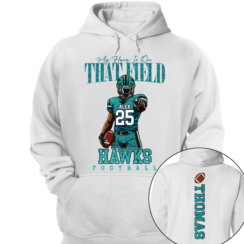 Personalized I Will Always Be Your Biggest Fan, Custom Football Player Arts Gameday Shirt, Gift For Football Mom Grandma Football Lovers  MI209 TH23