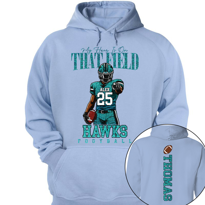 Personalized I Will Always Be Your Biggest Fan, Custom Football Player Arts Gameday Shirt, Gift For Football Mom Grandma Football Lovers  MI209 TH23