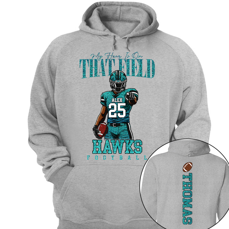 Personalized I Will Always Be Your Biggest Fan, Custom Football Player Arts Gameday Shirt, Gift For Football Mom Grandma Football Lovers  MI209 TH23