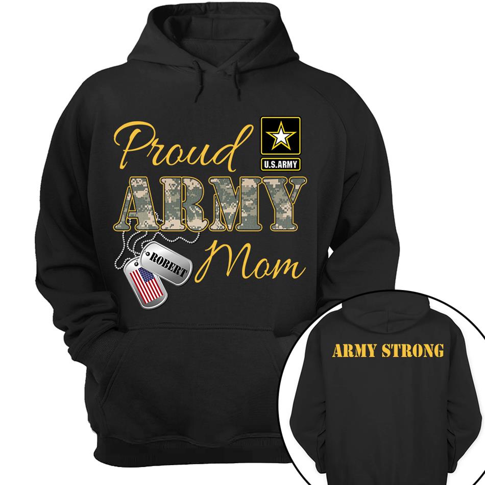 Proud Army Mom Dad Sister Grandma Grandma Military Family Graduationn Day Shirt Custom All Military Branches Shirt  H2511 Trna