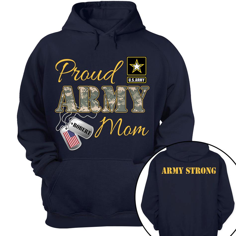 Proud Army Mom Dad Sister Grandma Grandma Military Family Graduationn Day Shirt Custom All Military Branches Shirt  H2511 Trna