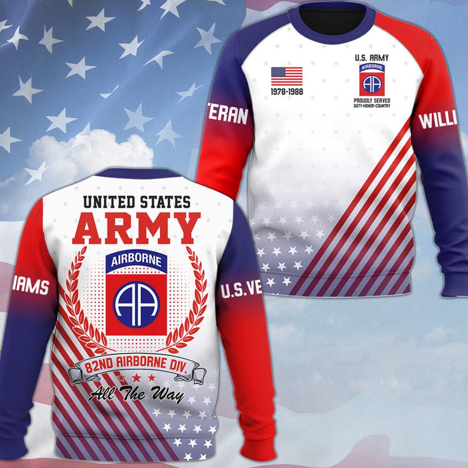Proudly Served Duty Honor Country Personalized All Over Print Shirt For Veteran Memorial Day Veterans Day Shirt H2511 Trna