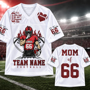 I'll Always Be Your Biggest Fan - Personalized  Football Jersey For Football Family Custom Player Clipart NA04 Hv01