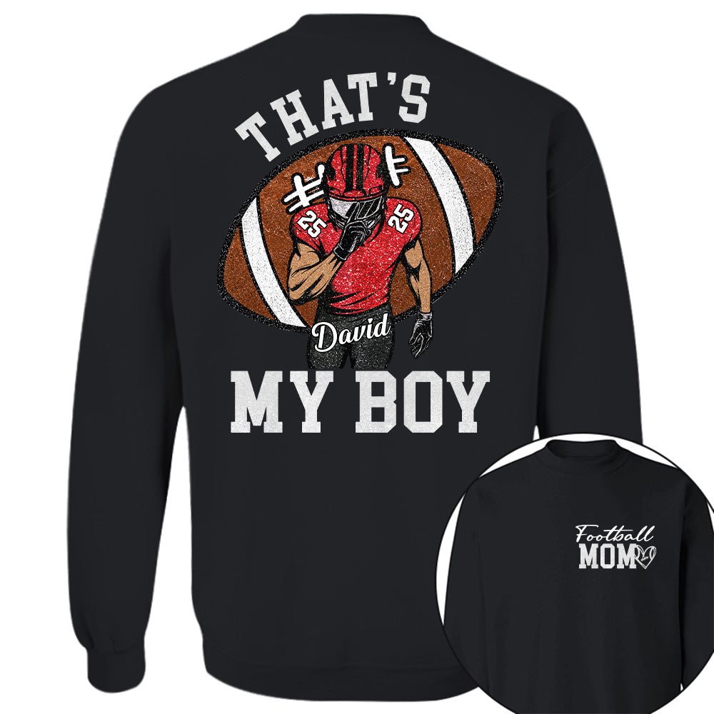 Personalized Football Mom Football Grandma Shirt Those Are My Kids Shirt Gift For Sport Family T1807 T24