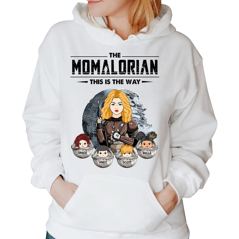 The Momalorian This Is The Way - Personalized Shirt For Mom