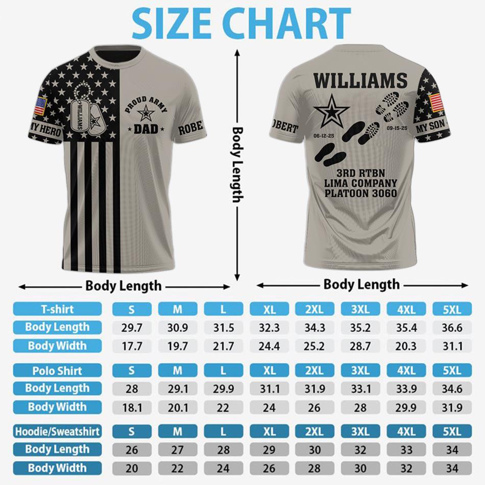 Proud Army Dad Mom Custom Graduation Day All Over Print Shirt For US Military Family Members H2511