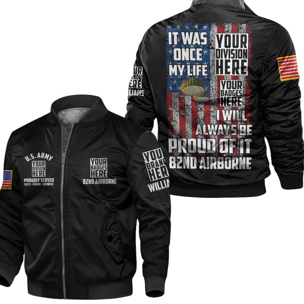 It Was Once My Life I Will Always Be Proud Of It Personalized All Over Print Shirt For Veteran H2511