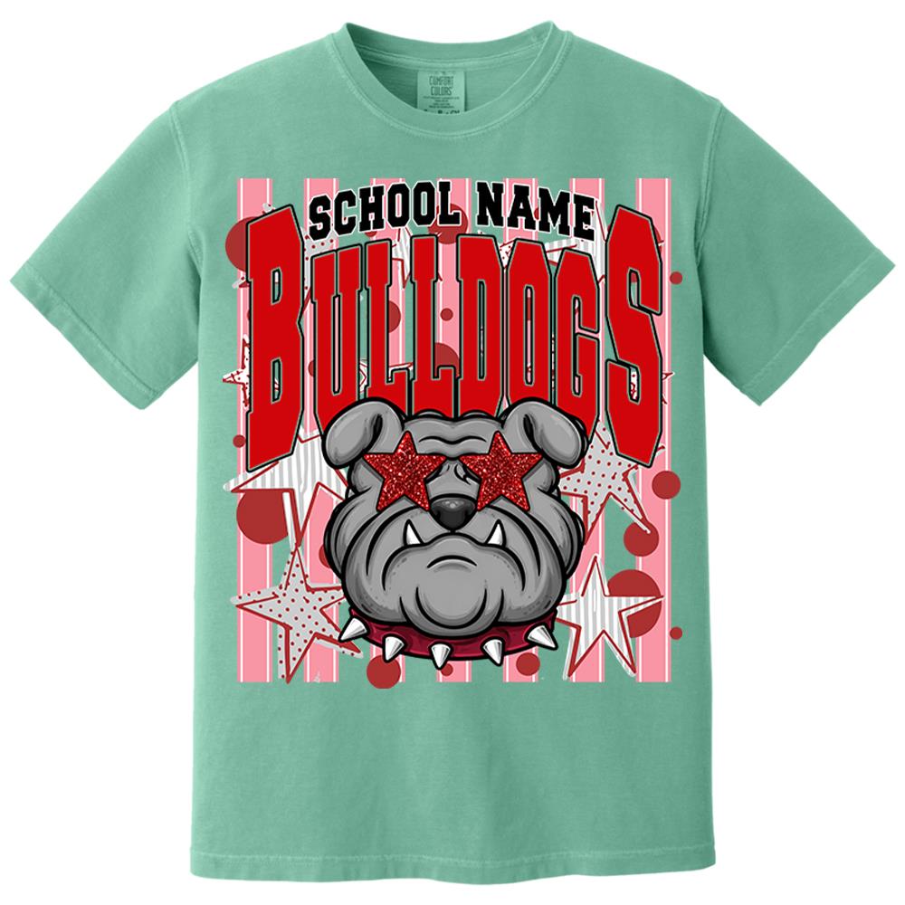 Gameday School Spirit,  Personalized School Spirit Retro School Mascot, Football Baseball Softball Team Shirt, Gift For Teacher Student Sport Lovers MI209 Nh00