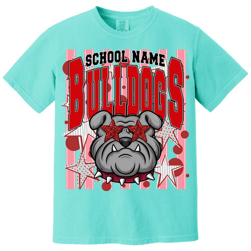Gameday School Spirit,  Personalized School Spirit Retro School Mascot, Football Baseball Softball Team Shirt, Gift For Teacher Student Sport Lovers MI209 Nh00