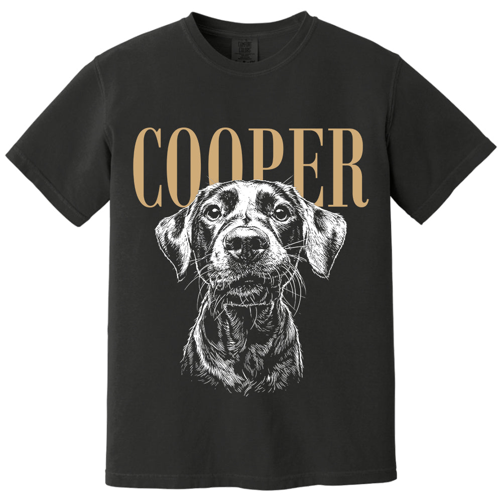 Custom Pet Photo And Name Shirt,Personalized Comfort Colors Pet Shirt,Customized Picture Dog Shirt,Dog Lover Gift,Cat Mom Gift,Pet Loss Gift VH01