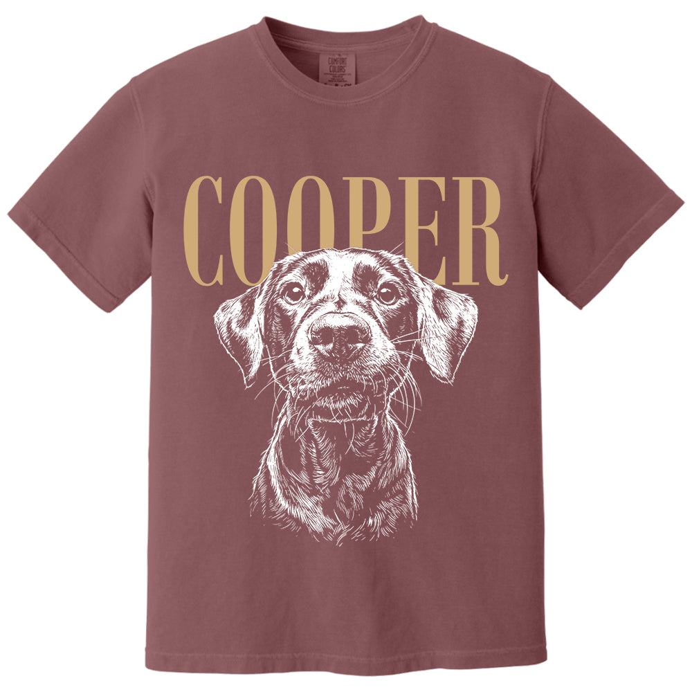 Custom Pet Photo And Name Shirt,Personalized Comfort Colors Pet Shirt,Customized Picture Dog Shirt,Dog Lover Gift,Cat Mom Gift,Pet Loss Gift VH01