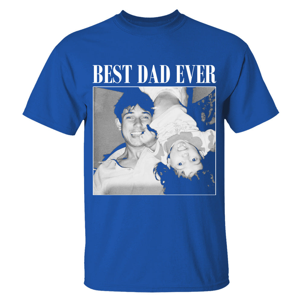 Custom Photo Dad Shirt, Personalised Comfort Colors Dad Shirt, Dad Picture Tshirt , Christmas Gift for Dad, Dad Tee, Dad Gift, Grandpa Gift VH01