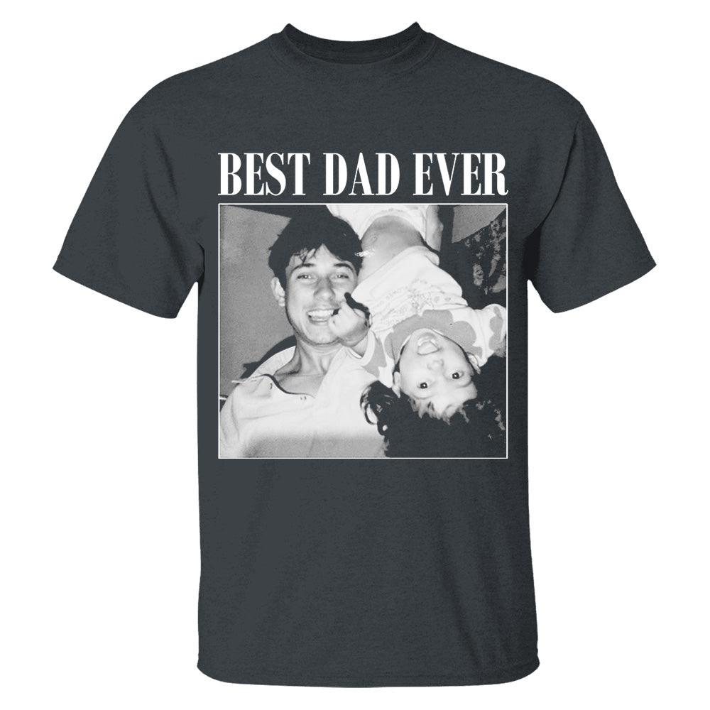 Custom Photo Dad Shirt, Personalised Comfort Colors Dad Shirt, Dad Picture Tshirt , Christmas Gift for Dad, Dad Tee, Dad Gift, Grandpa Gift VH01