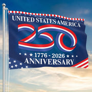 United States 250th Of Freedom Anniversary House Flag H2511 Trna