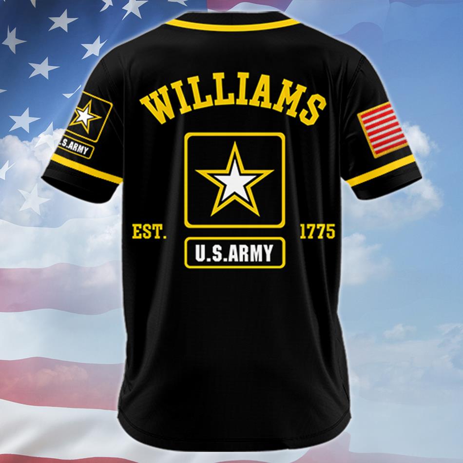 Proud Army Mom Baseball Jersey Gift For Military Mom Dad All Family Member Jersey H2511 Trna