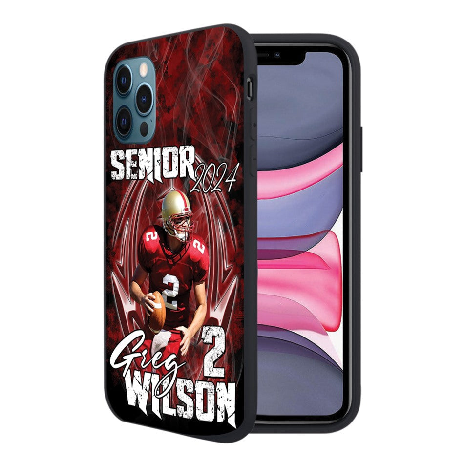 Custom Photo Football Jersey Phone Case For Football Family Game Day Shirt H2511