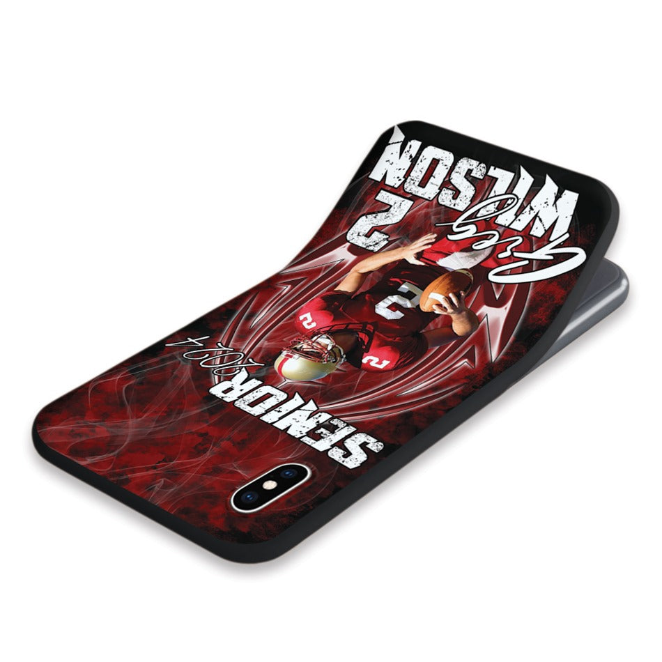 Custom Photo Football Jersey Phone Case For Football Family Game Day Shirt H2511