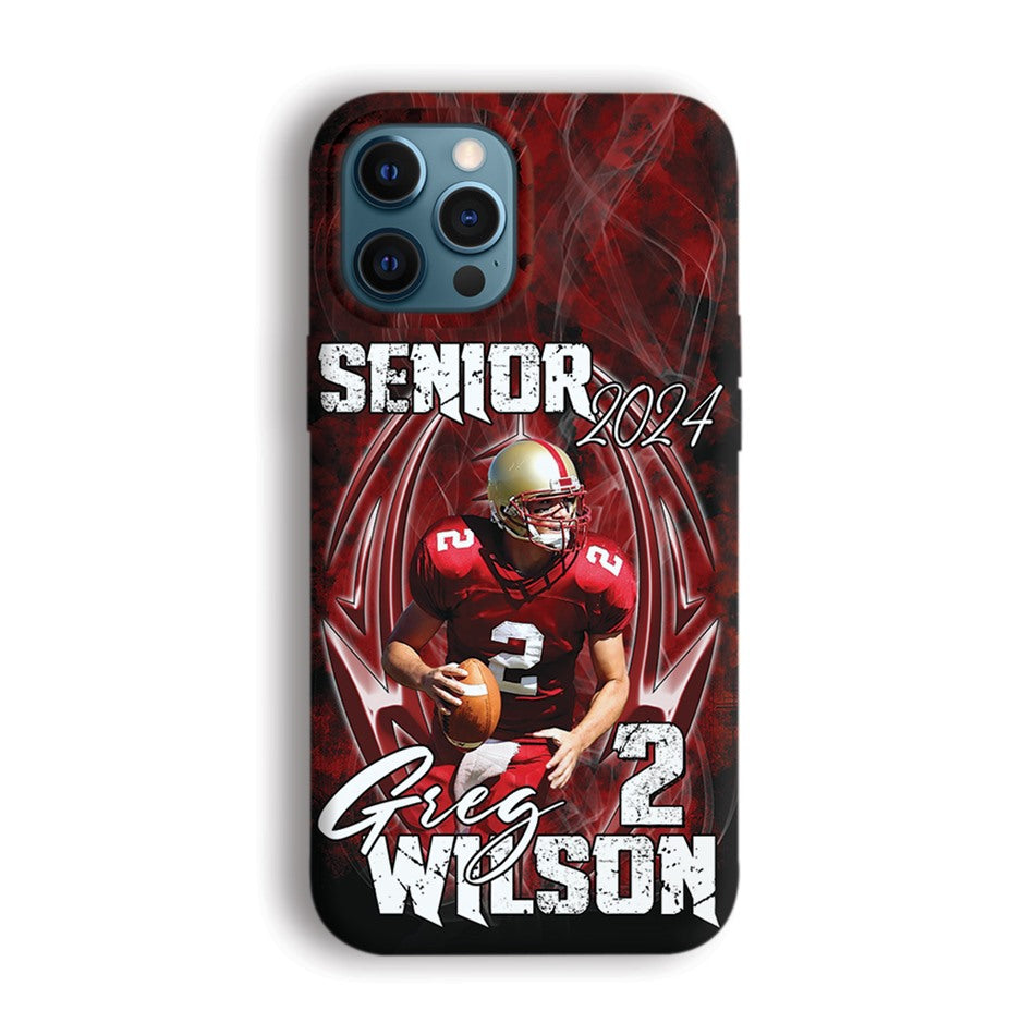 Custom Photo Football Jersey Phone Case For Football Family Game Day Shirt H2511