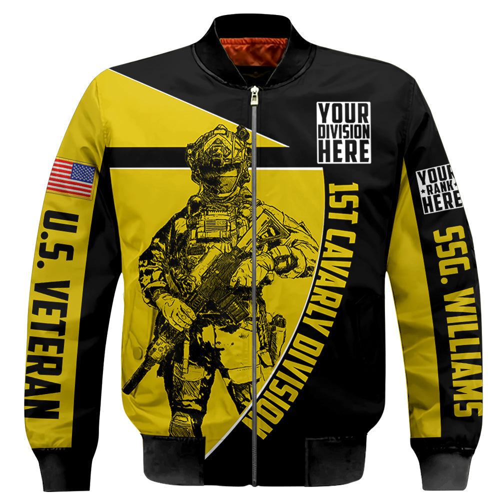 Custom All Branches Division Rank Personalized All Over Print Shirt For Veteran H2511