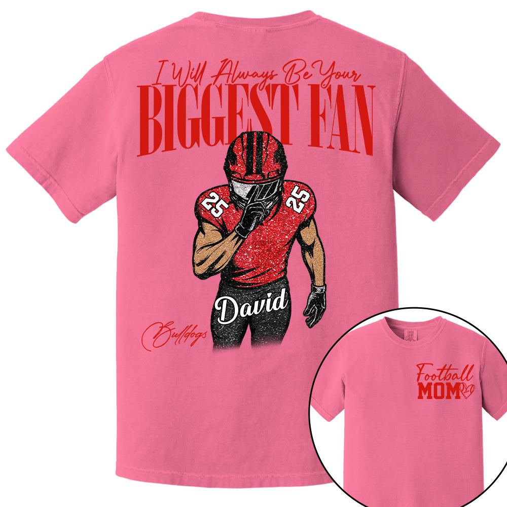 I'll Always Be Your Biggest Fan - Washed Tee Retro Bootleg Shirt For Football Players Na02 Hv01